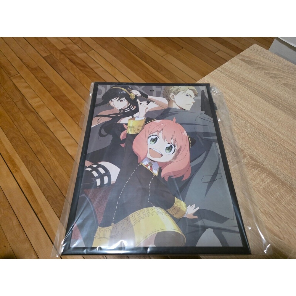 Spy x Family Framed Wall Art Poster Anya Loid Yor Forger Anime Decor Black Frame